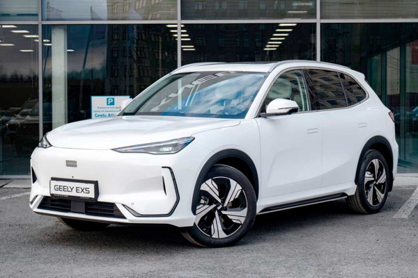 Цвета кузова Geely EX5: пять доступных оттенков для электрического кроссовера