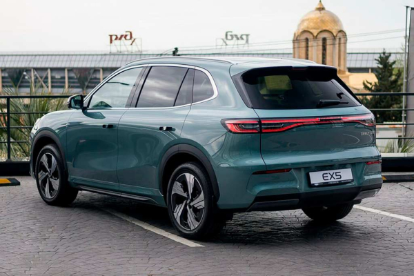 Цвета кузова Geely EX5: пять доступных оттенков для электрического кроссовера
