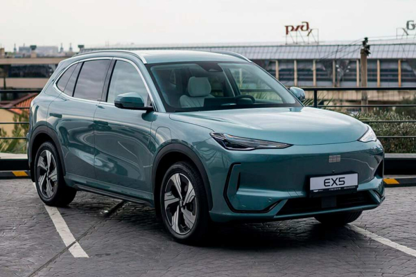 Цвета кузова Geely EX5: пять доступных оттенков для электрического кроссовера